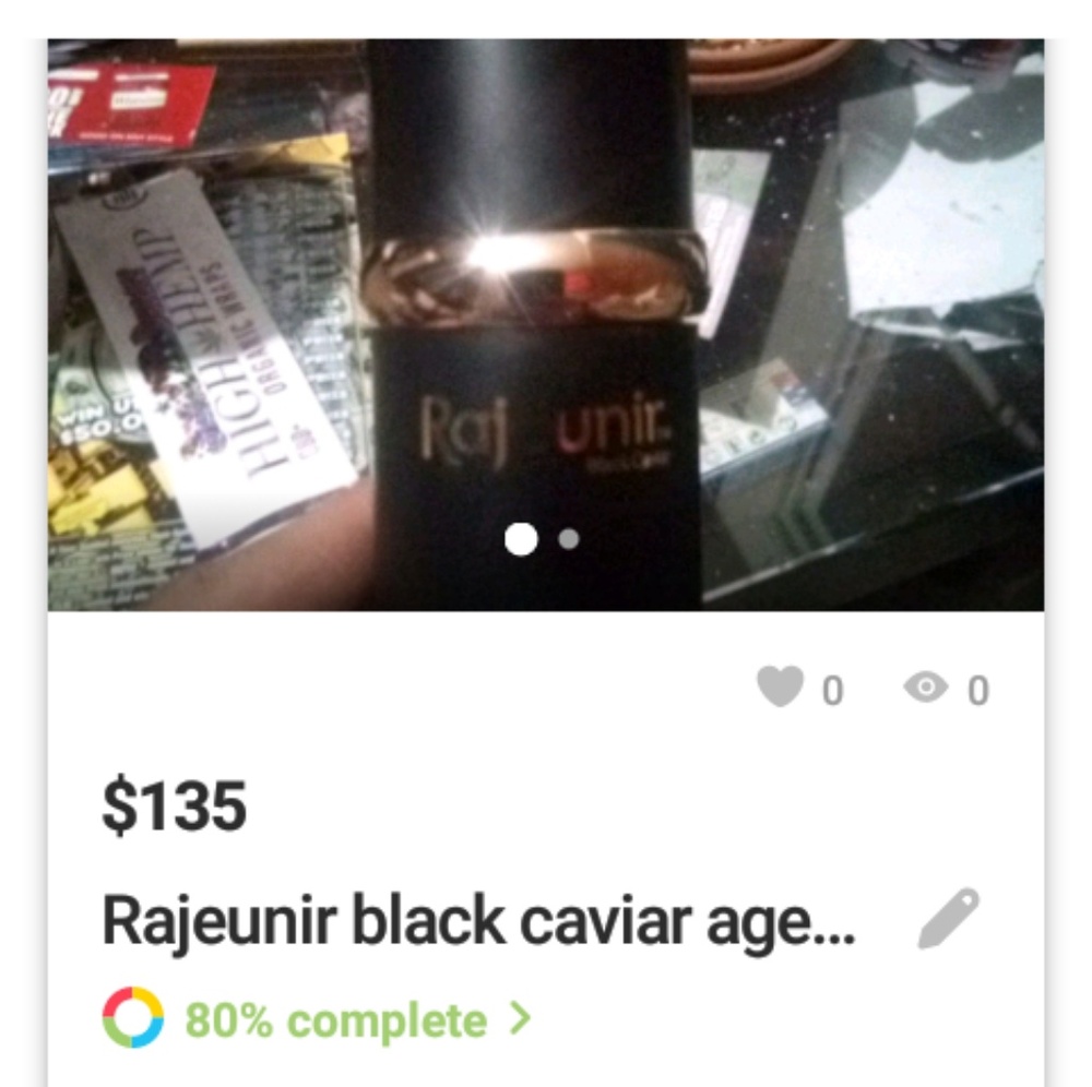 Rejunir black caviar face mask